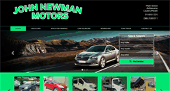 Desktop Screenshot of jnewmanmotors.ie