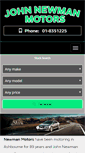 Mobile Screenshot of jnewmanmotors.ie